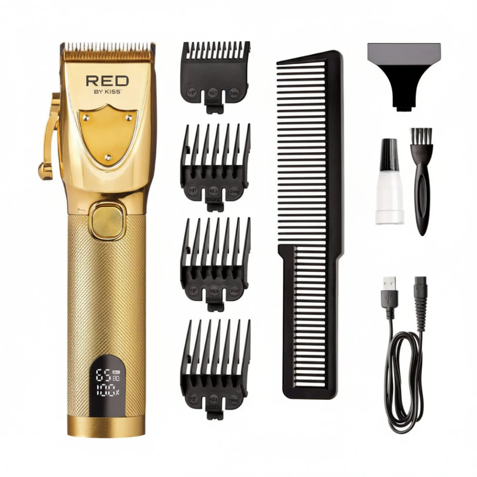 Red by Kiss Ultra Clean Cut Cordless Clipper CC11 | 5Hr Runtime Hair Trimmer