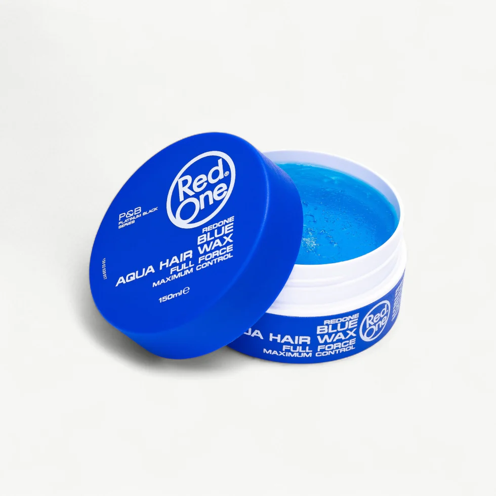 Red One Blue Aqua Hair Wax 150ml | Full Force Maximum Control - Image 3