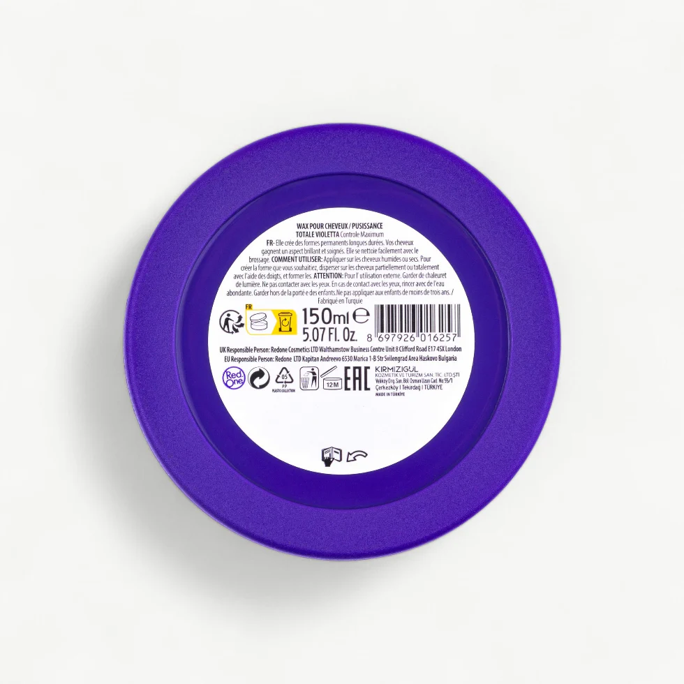 Red One Violetta Aqua Hair Gel Wax 150ml |Full Force Maximum Control - Image 8