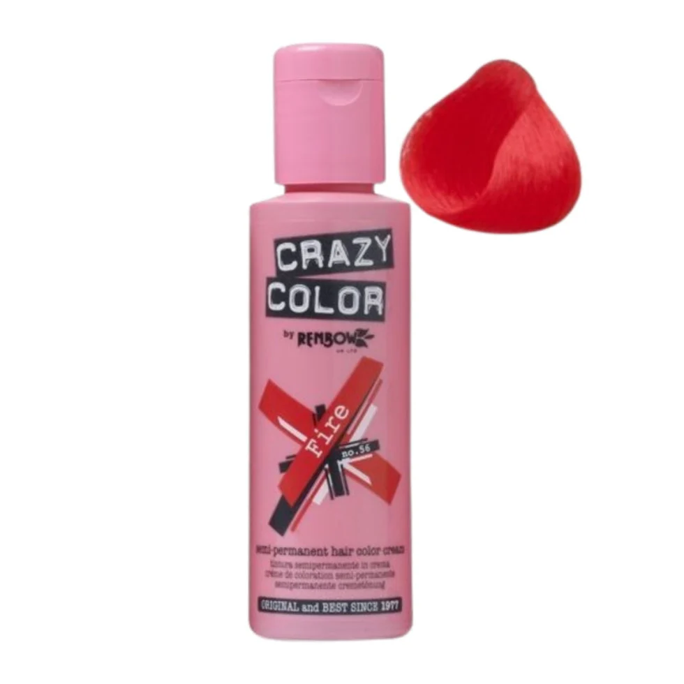 Crazy Color Semi-Permanent Hair Colour 100ml | Wash-Out Hair Dye - Image 18