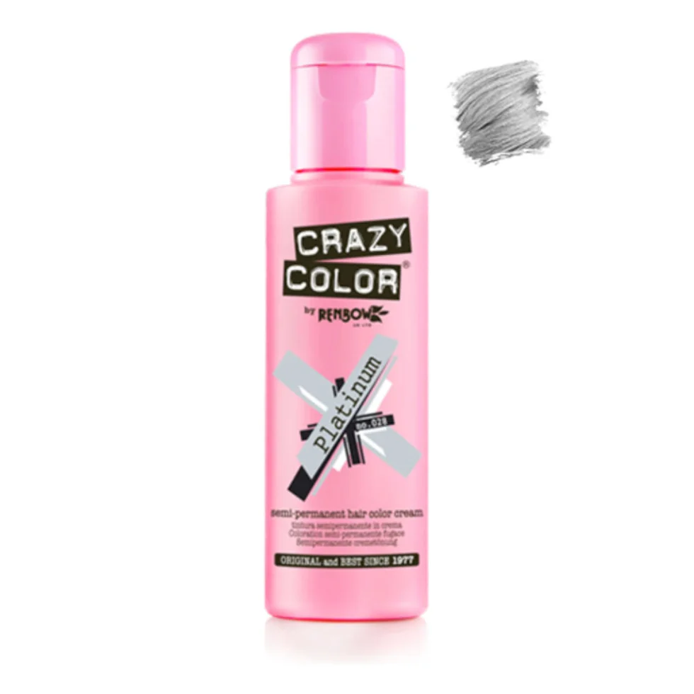 Crazy Color Semi-Permanent Hair Colour 100ml | Wash-Out Hair Dye - Image 2
