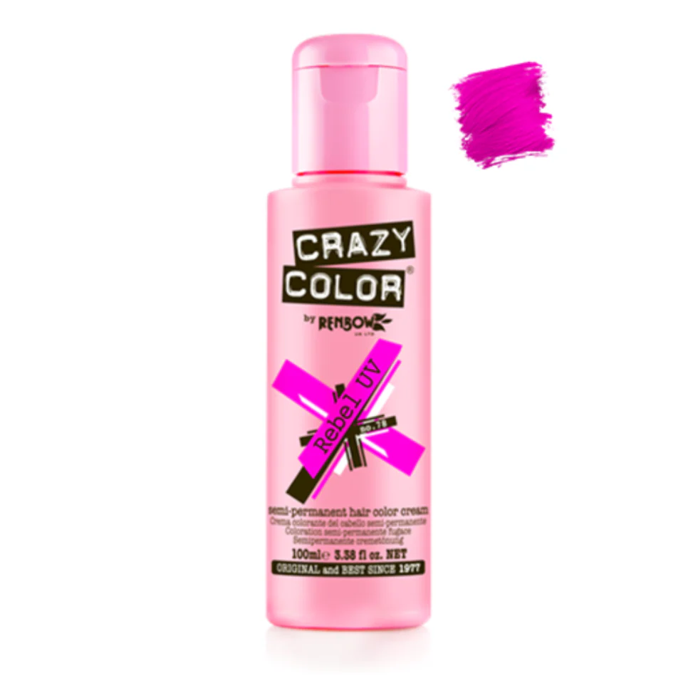 Crazy Color Semi-Permanent Hair Colour 100ml | Wash-Out Hair Dye - Image 39