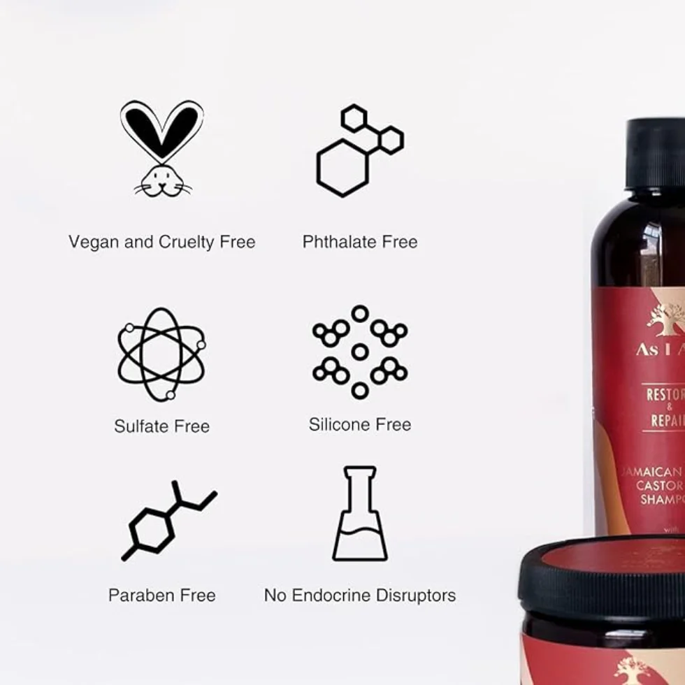 As I Am JBCO Shampoo 355ml | Strengthen & Hydrate Hair Care - Image 2
