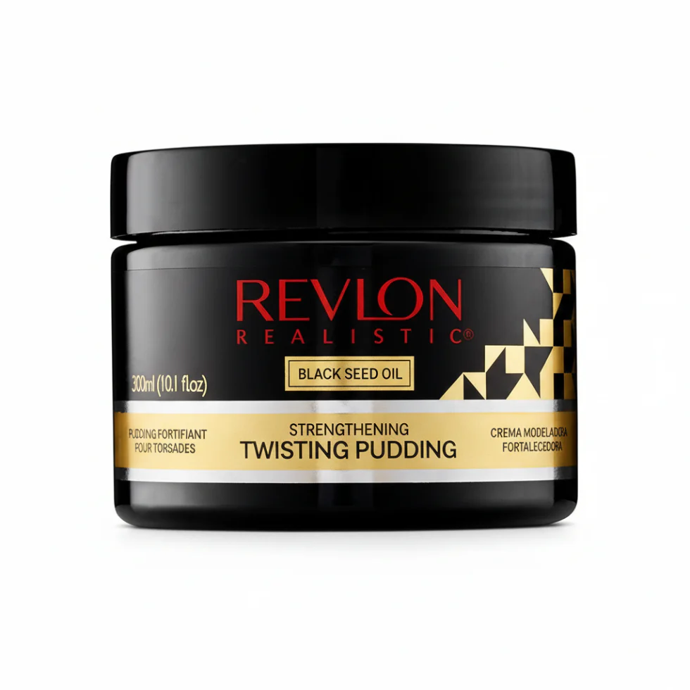 Revlon Black Seed Oil Twisting Pudding 300ml | Define Hydrate Strengthen Curls