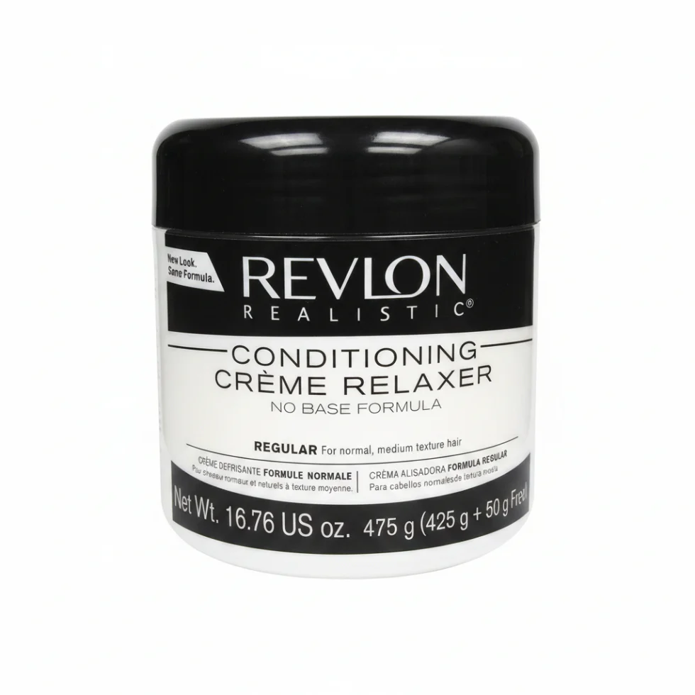 Revlon Realistic Conditioning Creme Relaxer 16.76oz Regular | Smooth Straight Hair
