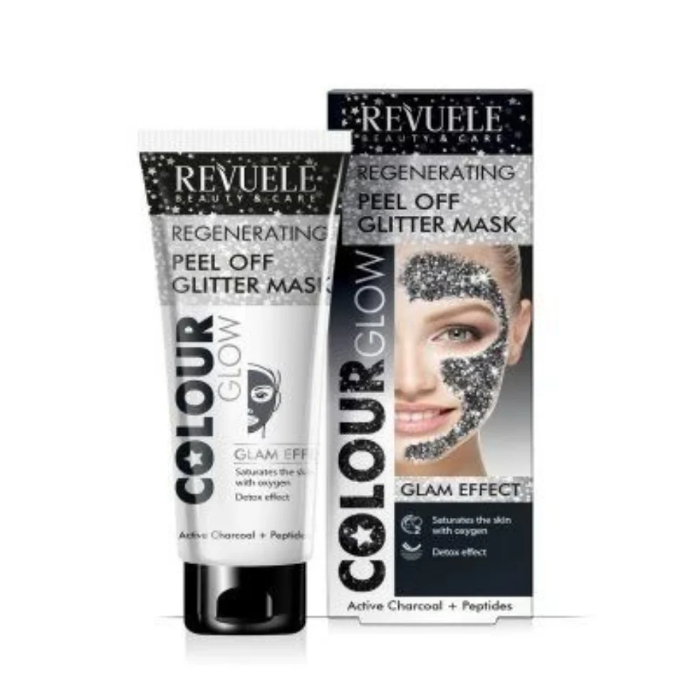 Revuele Regenerating Peel Off Glitter Mask 80ml | Glow & Detox Face Mask