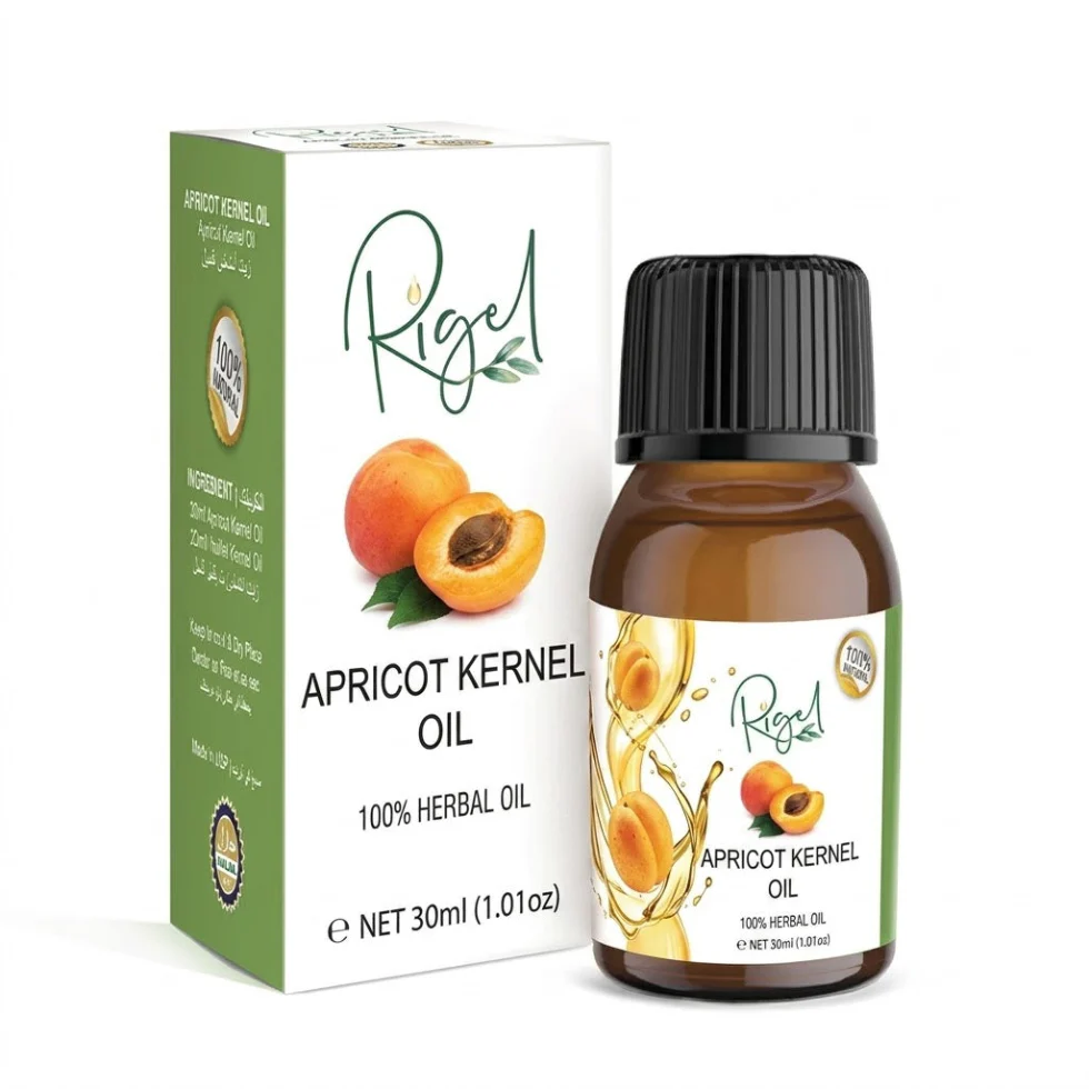 Rigel Apricot Kernel Oil 30ml | Hair Growth & Scalp Nourishing Oil Care