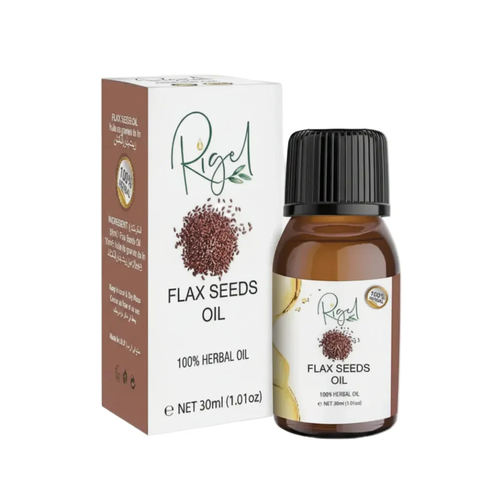 Rigel Flaxseed Kernel Oil 30ml | Hair Growth & Scalp Nourishing