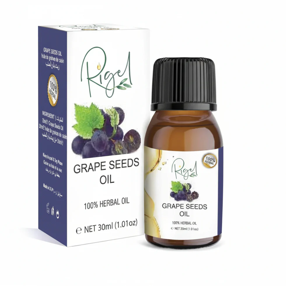 Rigel Grape Seed Kernel Oil 30ml | Hair Growth & Scalp Nourishing