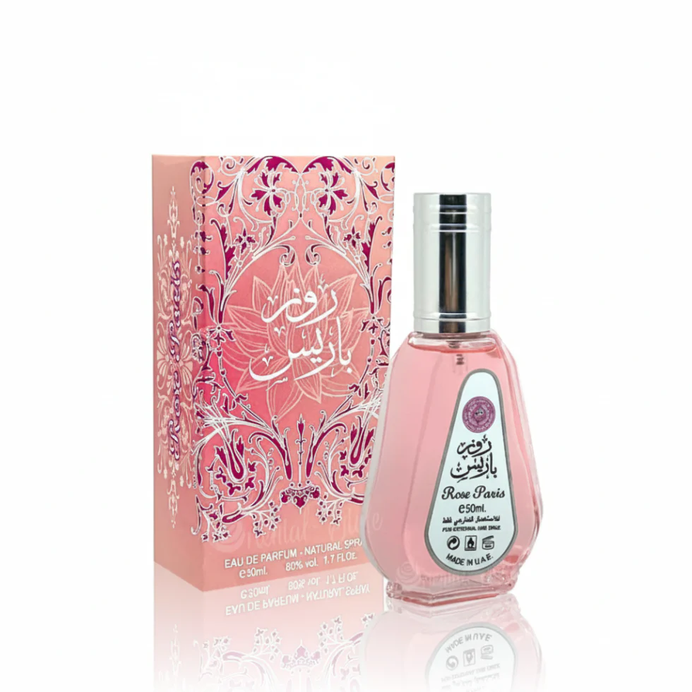 Rose Paris 50ml EDP by Ard Al Zaafaran | Fresh Floral Rose Long-Lasting Perfume