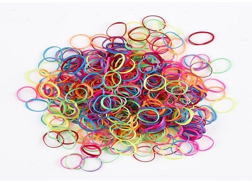 Rubber Bands 200pcs - Multicolour