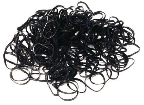 Rubber Bands 200pcs - Black