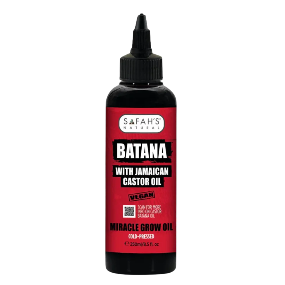 Safah’s Naturals Batana & Jamaican Castor Oil 250ml | Hair Growth Oil