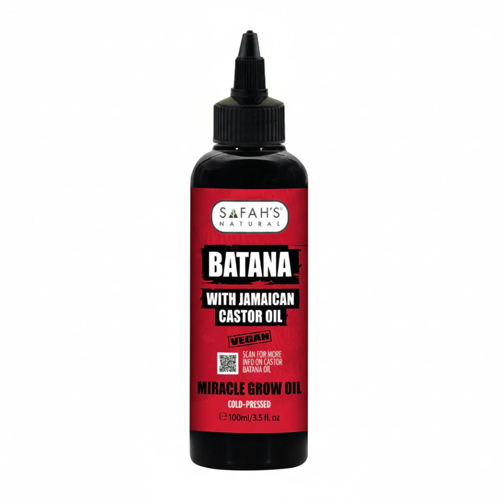 Safah’s Naturals Batana & Jamaican Castor Oil 100ml | Hair Growth Oil
