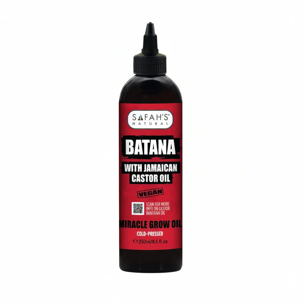 Safah’s Naturals Batana & Jamaican Castor Oil 250ml | Miracle Hair Growth Oil