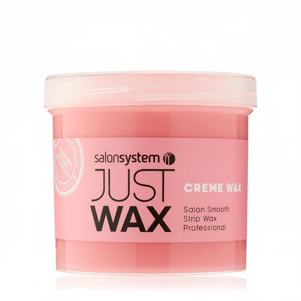 Salon System Just Wax Cream Wax 450g | Removes Short & Stubborn Hair
