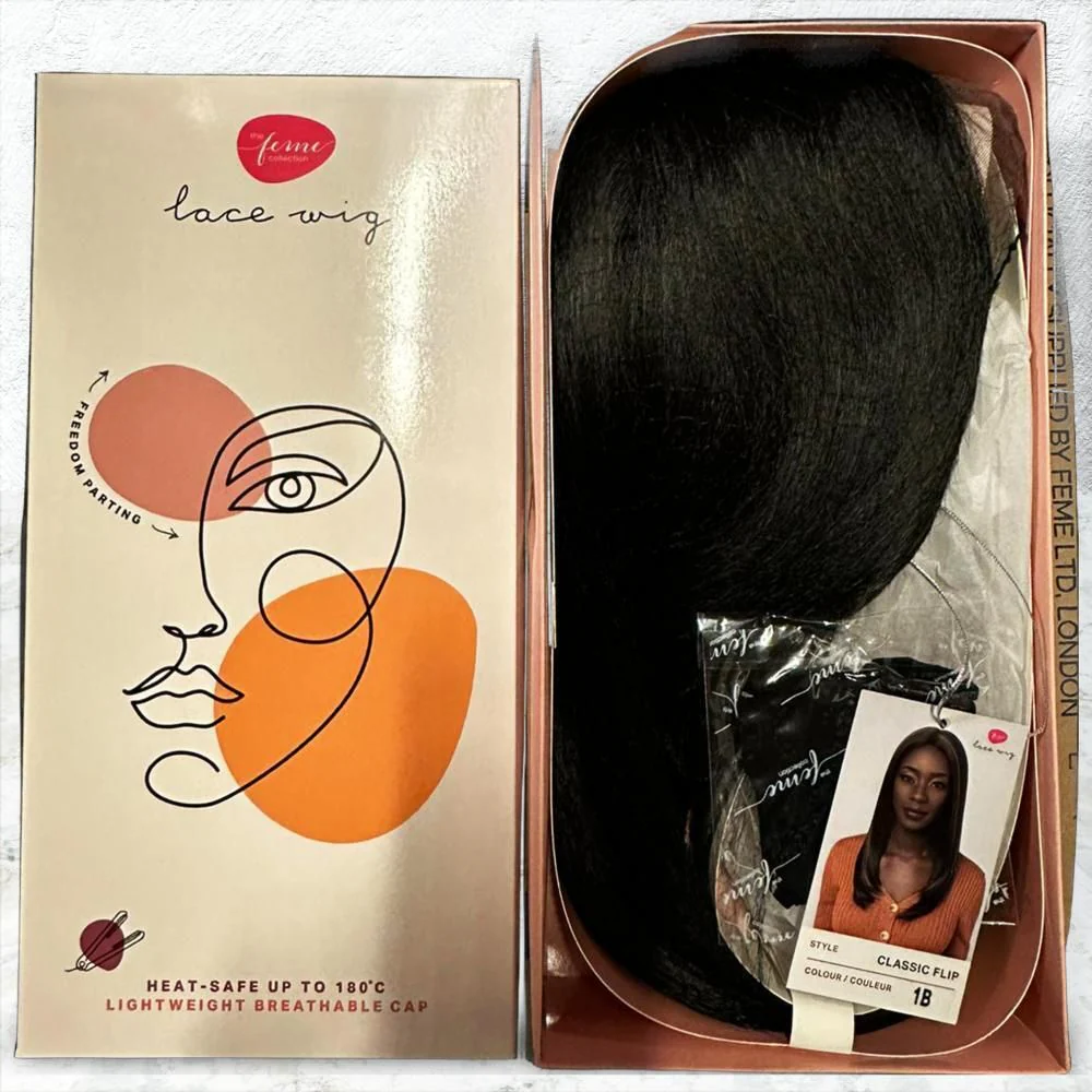 Sensational Synthetic Lace Wig-Classic Flip - Image 3