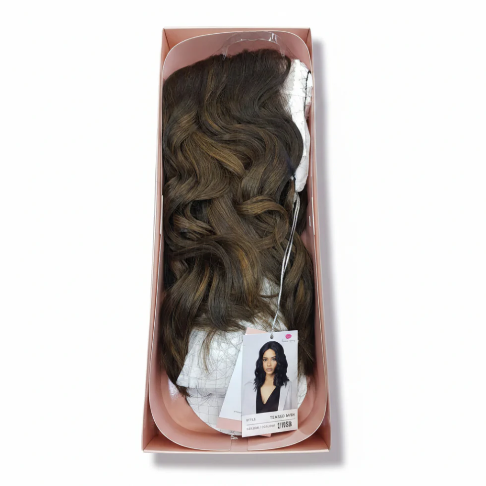 Sensational Synthetic Lace Wig Teased Midi | Natural Look Heat Safe Stylish Wig - Image 6