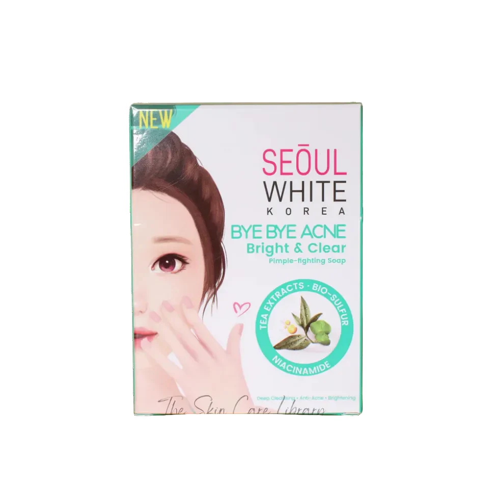 Seoul White Bye Bye Acne Bright & Care Soap 2x60g | Clear & Bright Skin Bar