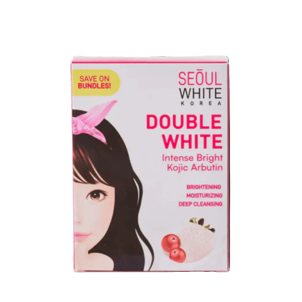 Seoul White Double White Intense Bright Soap Kojic + Arbutin 2x60g | Glow Skin Bar
