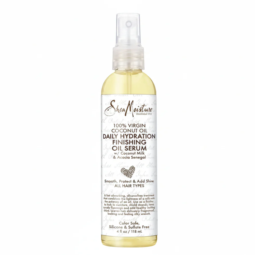 🥥 SheaMoisture Virgin Coconut Oil Serum 118ml | Frizz Control & Shine