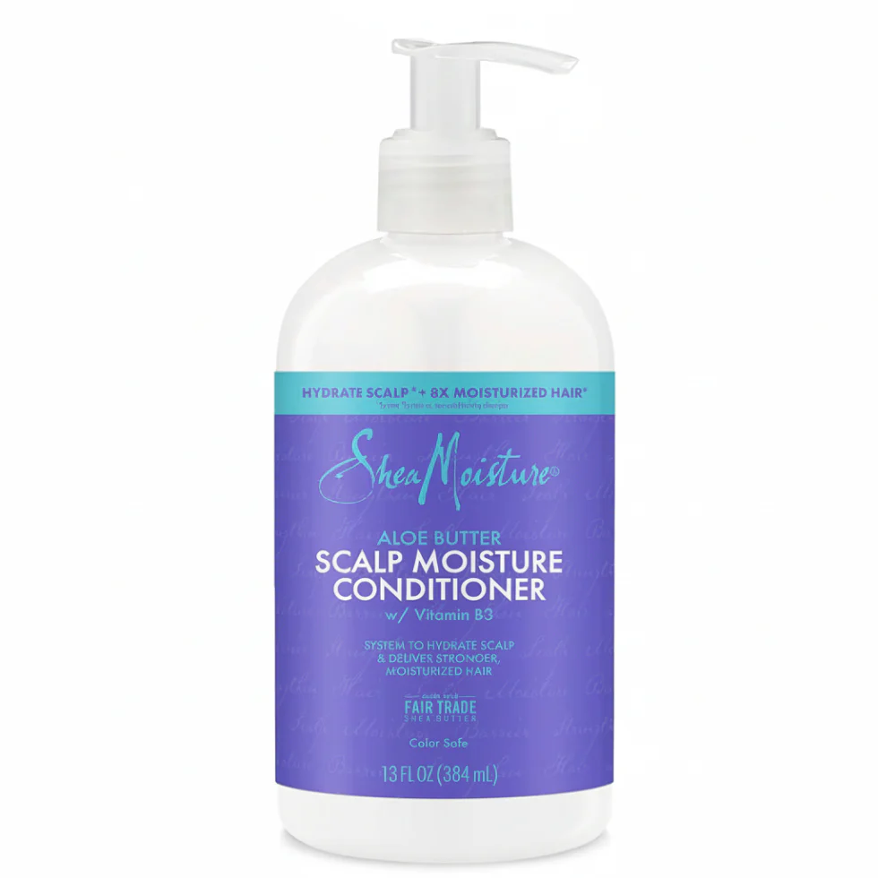 SheaMoisture Aloe Butter Conditioner | Scalp Moisture & Strengthen Hair 13oz