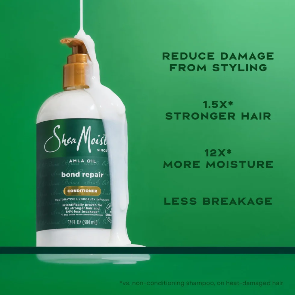 Shea Moisture Amla Oil Bond Repair Conditioner | Strengthen & Repair Damaged Hair - Image 2