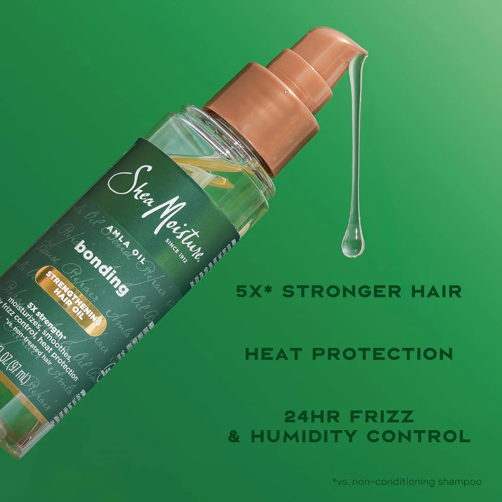 Shea Moisture Amla Oil Bonding Hair Oil | Strengthen, Repair & Frizz Control Care - Image 3