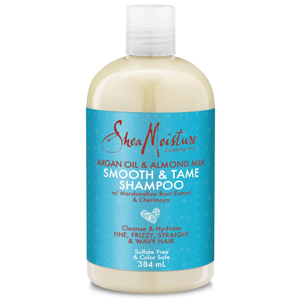 SheaMoisture Argan Oil & Almond Milk Shampoo | Frizz Control Cleanse