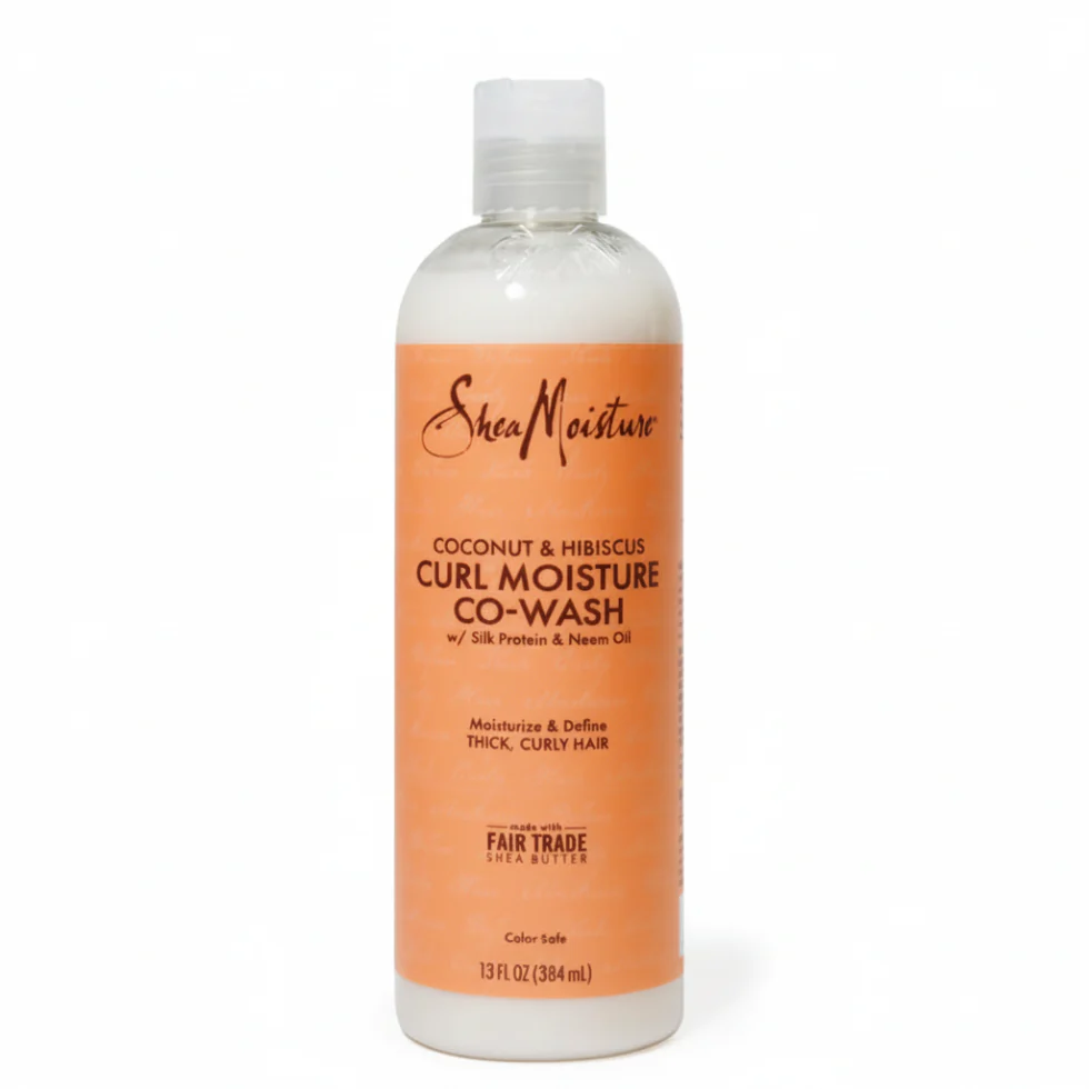 Shea Moisture Coconut Hibiscus Co-Wash 384ml | Curl Cleanse & Repair Care