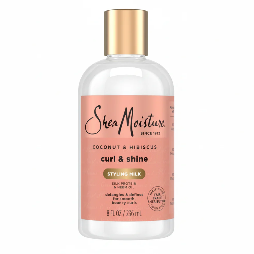 SheaMoisture Coconut & Hibiscus Curl & Shine Style Milk 237ml | Define & Nourish Curls