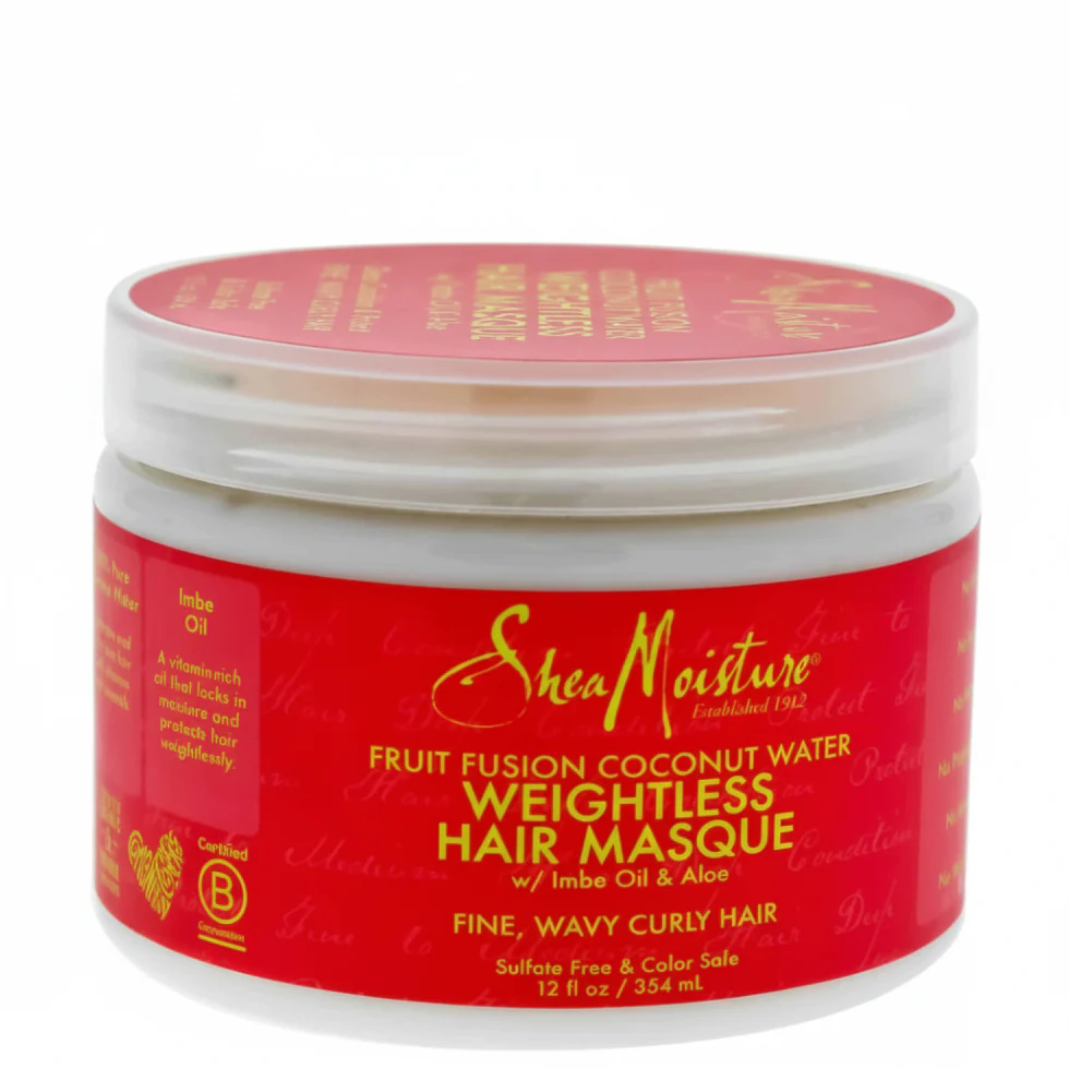 🥥 SheaMoisture Fruit Fusion Hair Masque 354ml | Hydrate & Repair Hair