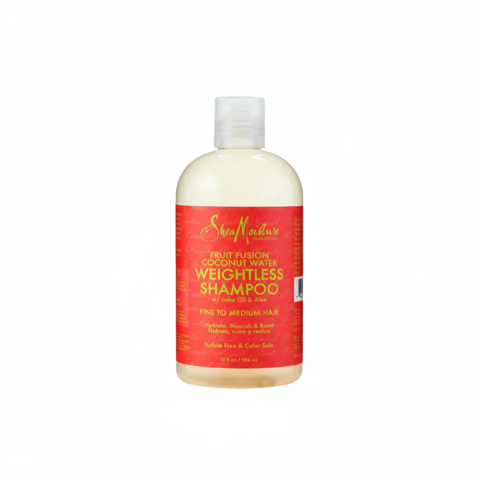 SheaMoisture Fruit Fusion Coconut Water Shampoo 384ml | Weightless Hydration