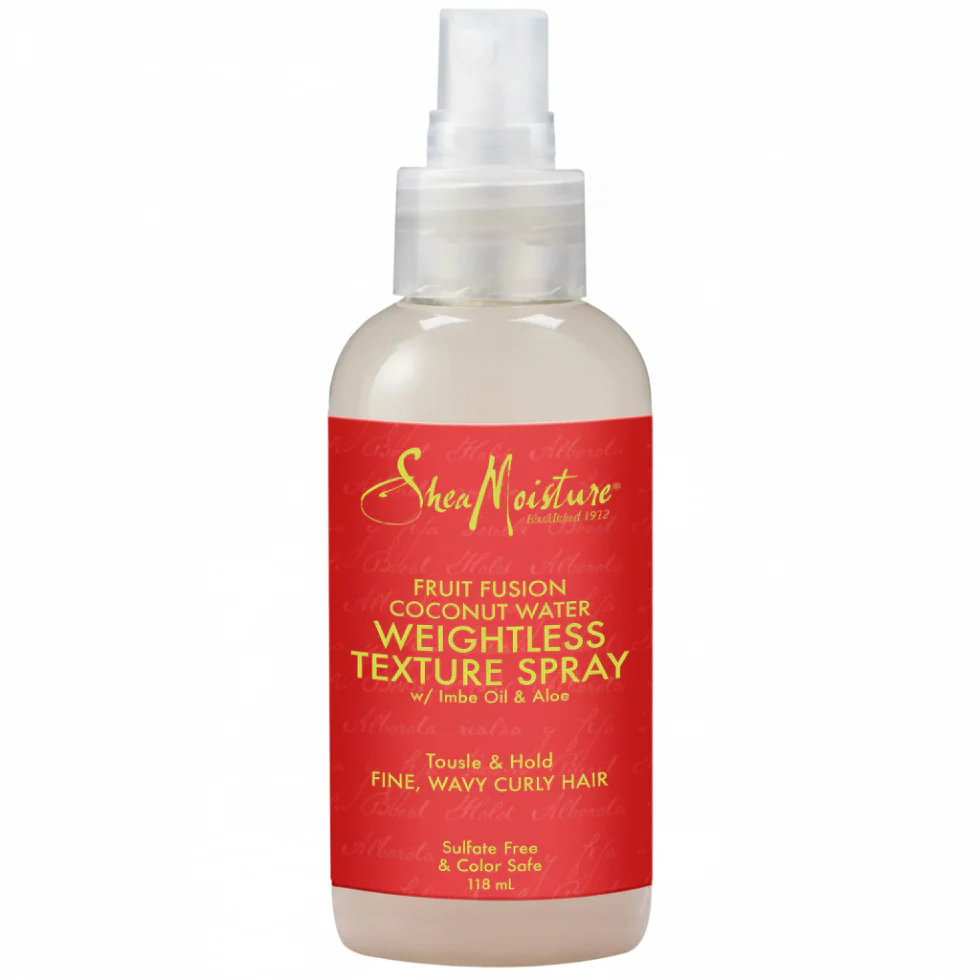 SheaMoisture Fruit Fusion Coconut Water Texture Spray 118ml | Beachy Waves