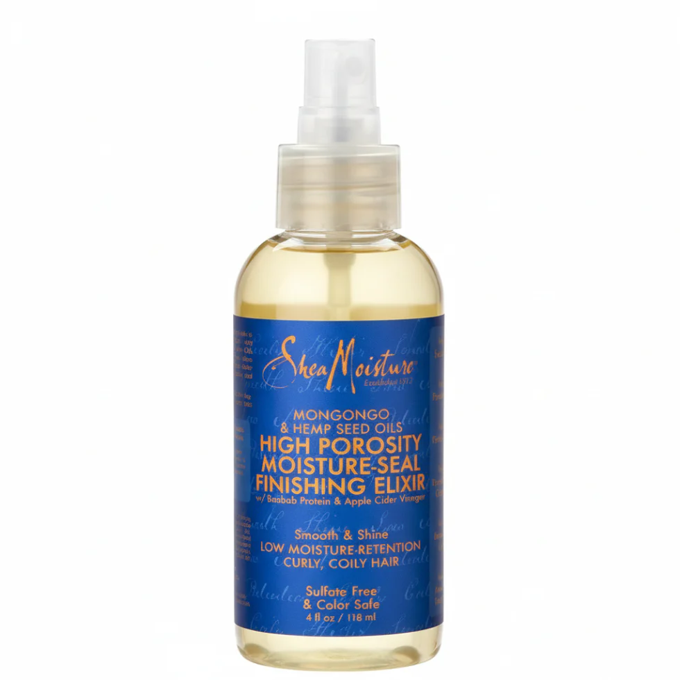 SheaMoisture Mongongo & Hemp Seed Elixir | High Porosity Moisture-Seal Hair Oil