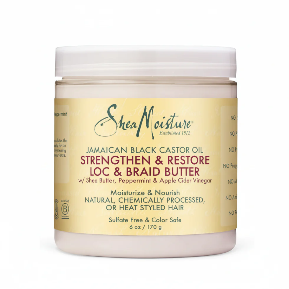 ✨ SheaMoisture JBCO Loc & Braid Butter 170g | Strengthen & Nourish Hair