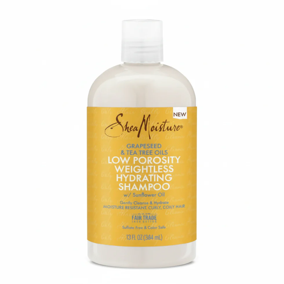 Shea Moisture Baobab & Tea Tree Shampoo 384ml | Low Porosity Hydration Care