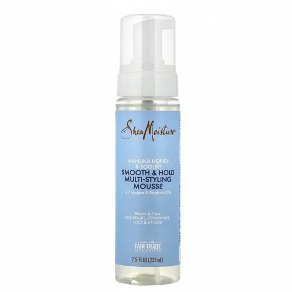 Shea Moisture Manuka Honey & Yogurt Styling Mousse | Smooth Hold & Frizz Control