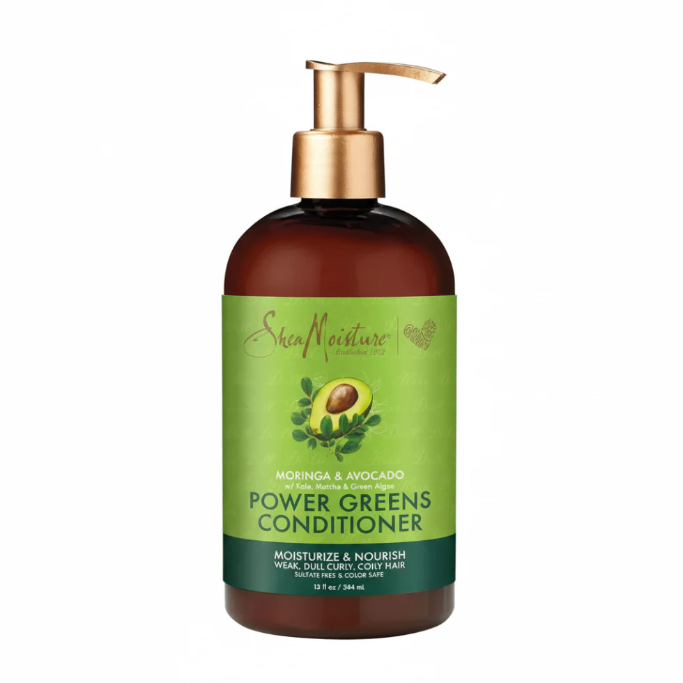 SheaMoisture Moringa & Avocado Power Greens Shampoo 384ml | Nourish & Hydrate Hair