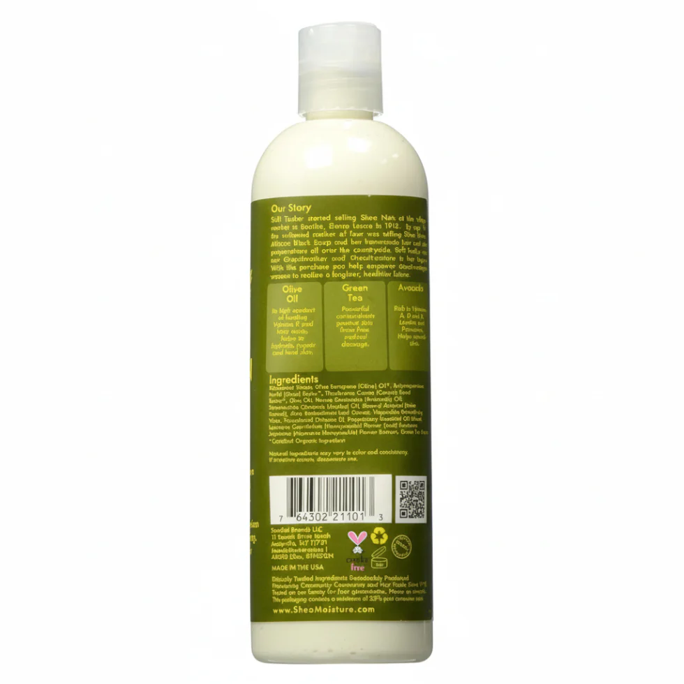 SheaMoisture Olive & Green Tea Body Lotion | Anti-Aging Hydrating Skin Care - Image 2