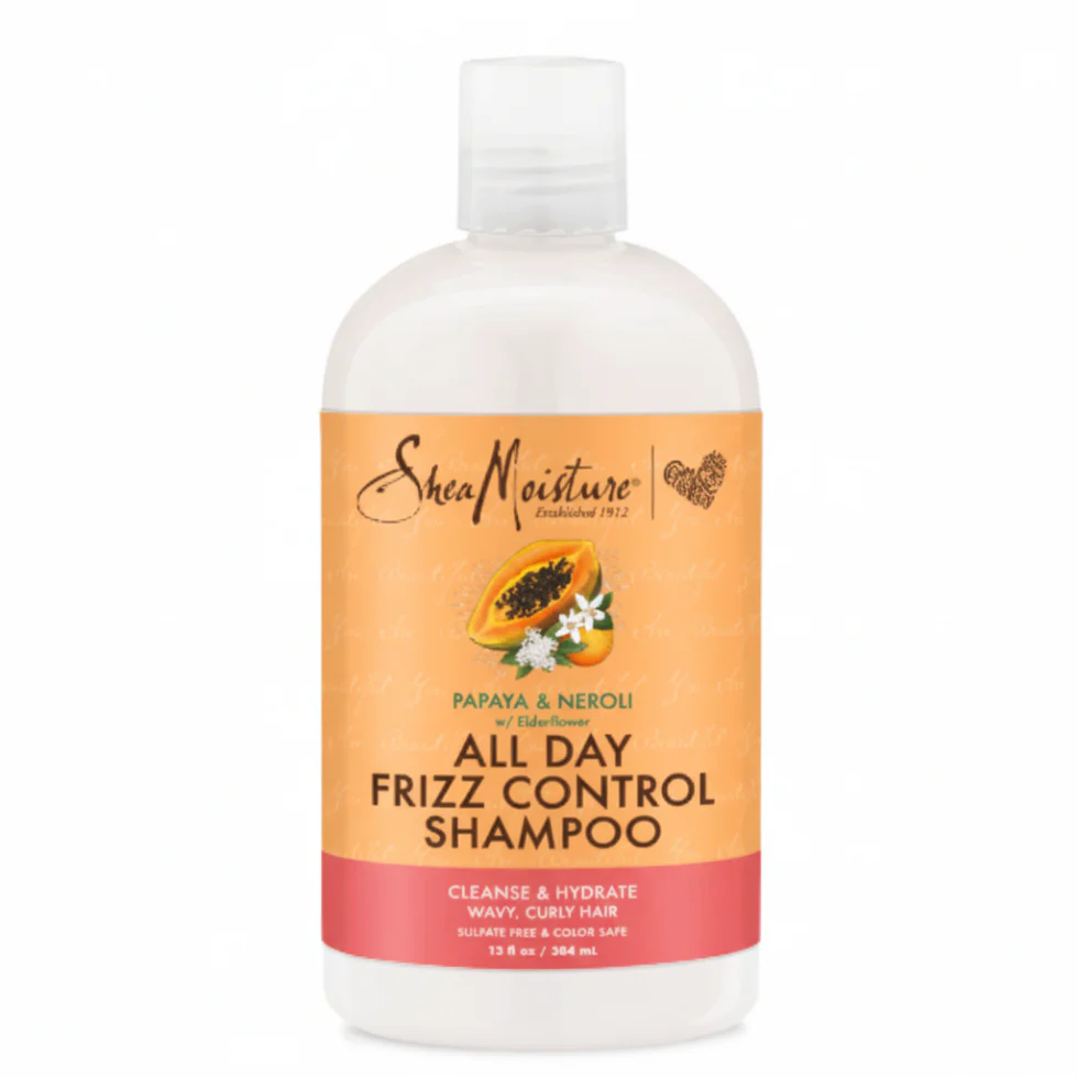 SheaMoisture Papaya & Neroli Frizz Control Shampoo 384ml | Smooth Manageable Hair
