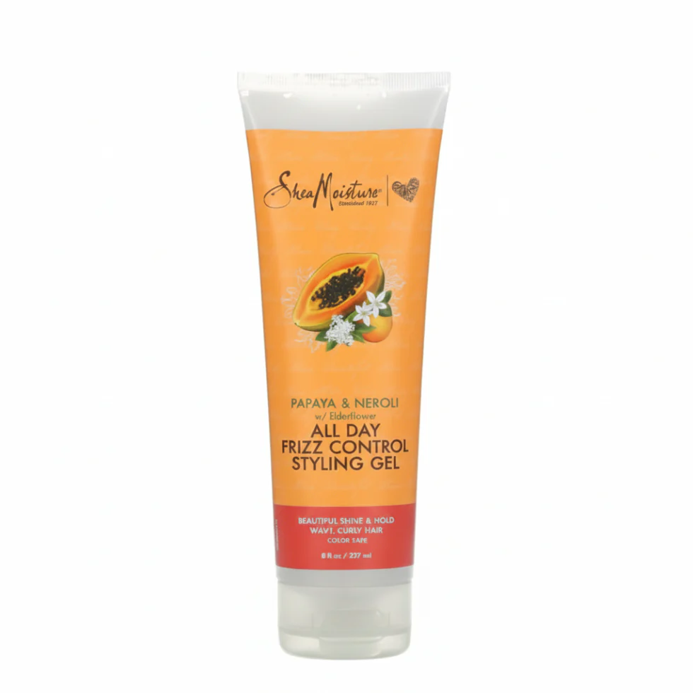 SheaMoisture Papaya & Neroli Frizz Control Styling Gel 237ml | Smooth Defined Hair