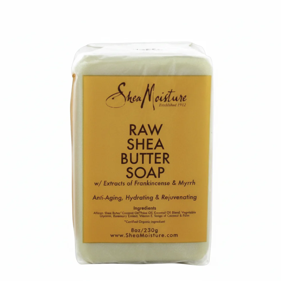 SheaMoisture Raw Shea Butter Soap 8oz | Deep Hydrating Natural Cleansing Bar - Image 2