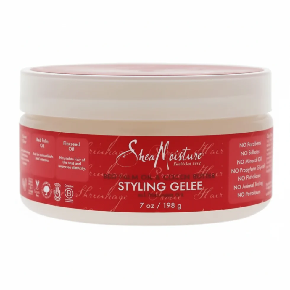 SheaMoisture Red Palm Oil & Cocoa Butter Styling Gel 198g | Define & Elongate Curls - Image 2