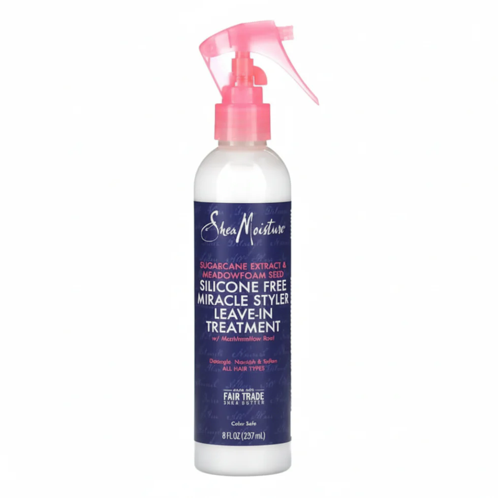 SheaMoisture Sugarcane & Meadowfoam Leave-In Styler | Silicone-Free Frizz Control Repair