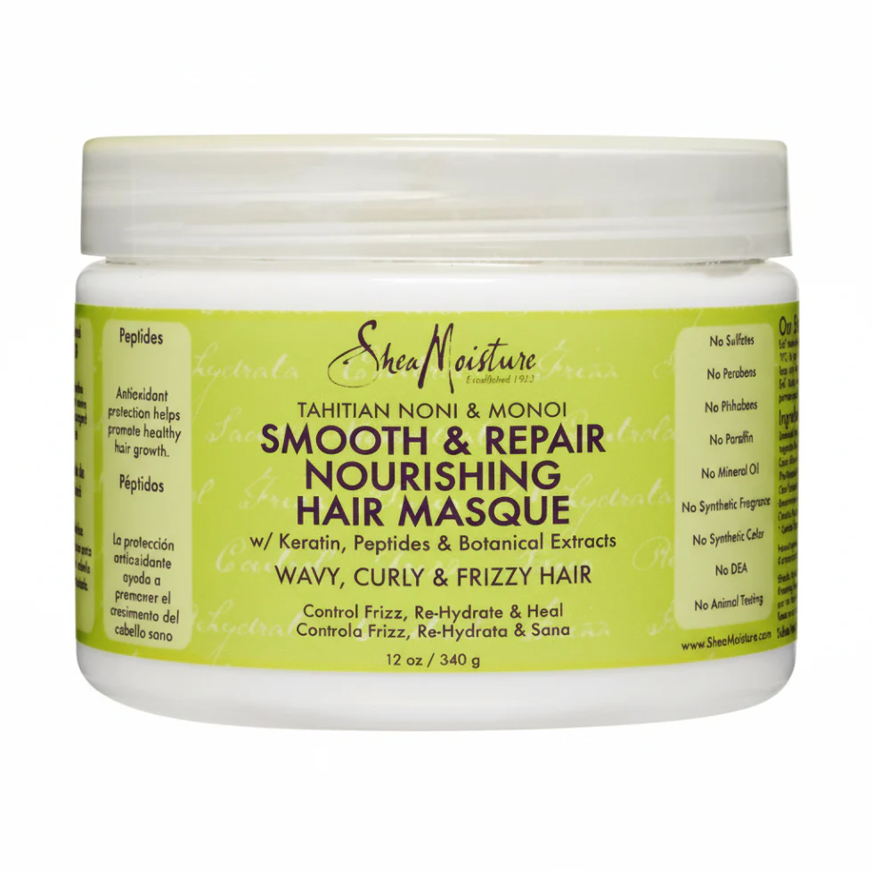 SheaMoisture Tahitian Noni & Monoi Hair Masque 340g | Repair & Smooth Hair