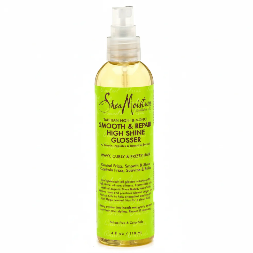 SheaMoisture Tahitian Noni & Monoi High Shine Glosser 118ml | Smooth Repair Hair