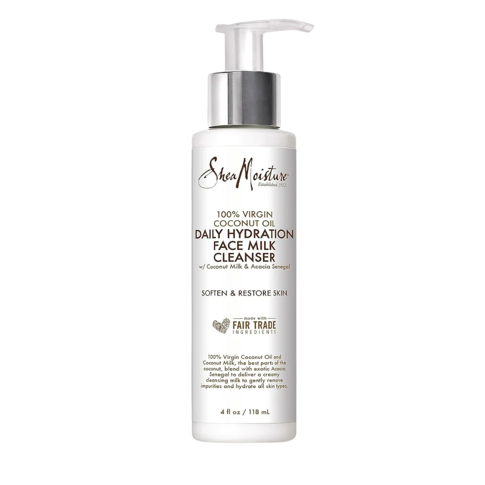 SheaMoisture Hydrating Facial Wash | Virgin Coconut Oil Cleanser for Soft Skin
