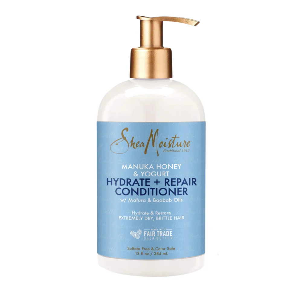 SheaMoisture Manuka Honey & Yogurt Conditioner | Hydrate & Repair Hair 13oz