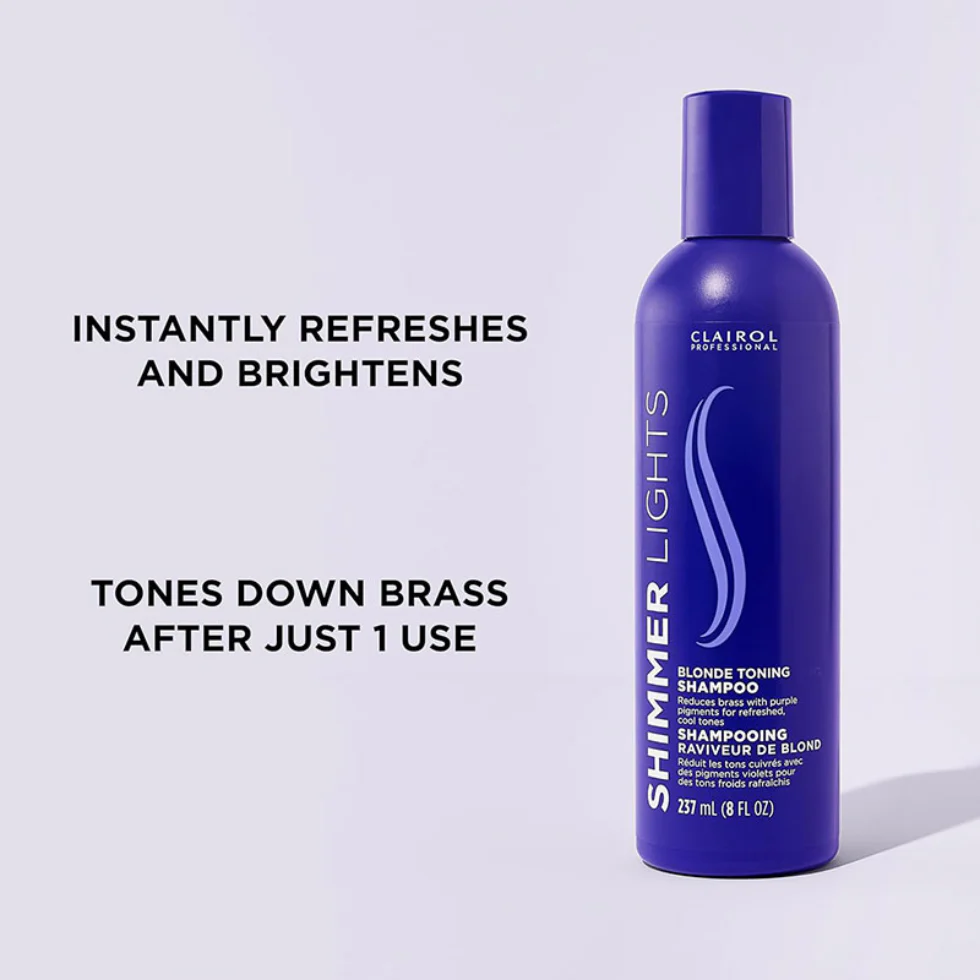 Shimmer Lights Blonde Toning Shampoo 237ml | Brass Control & Bright Blonde - Image 3